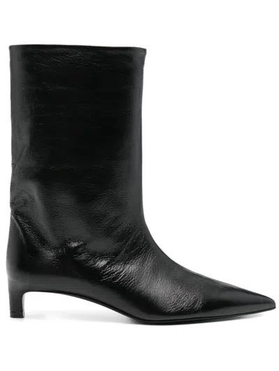 JIL SANDER 40MM LEATHER BOOTS