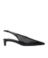 Jil Sander 40mm Leather Pumps In Black