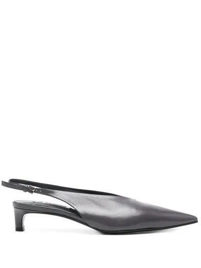 JIL SANDER 40MM LEATHER SLINGBACK PUMPS