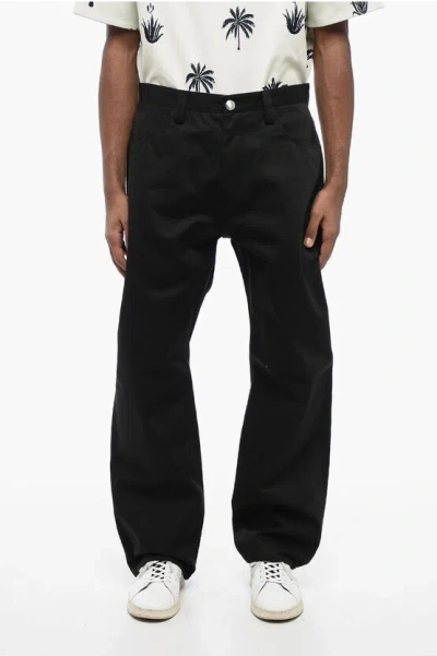 Jil Sander 5-pocket Twill Cotton Pants With Belt Loops