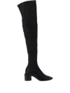 Jil Sander 60mm Leather Round-toe Boots In Black