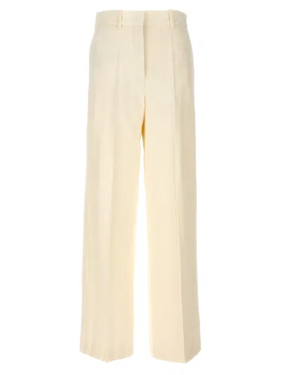 Jil Sander 61 Trousers In White