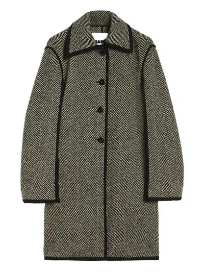 JIL SANDER JIL SANDER "65 W TRIM" COAT CLOTHING