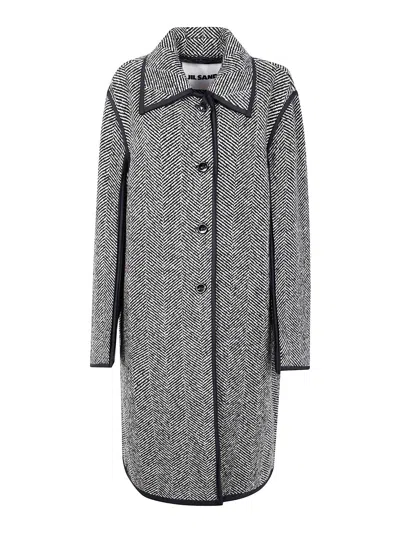 Jil Sander 65 W Trim Coat In Multi