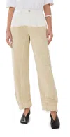 Jil Sander 69 Aw 20 Treated Trousers Almond In Almond