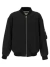 Jil Sander Zip-up Bomber Jacket In Black