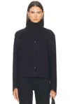 Jil Sander Giacca In Lana Blu Notte  Donna In Black