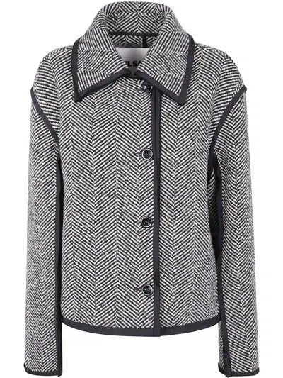Jil Sander "72 W Trim" Jacket Clothing In Multi