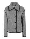 Jil Sander 72 W Trim Jacket In Multi