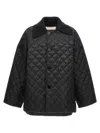 Jil Sander Quilted Maxi Jacket With Detachable