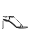 JIL SANDER 80MM LEATHER SANDALS
