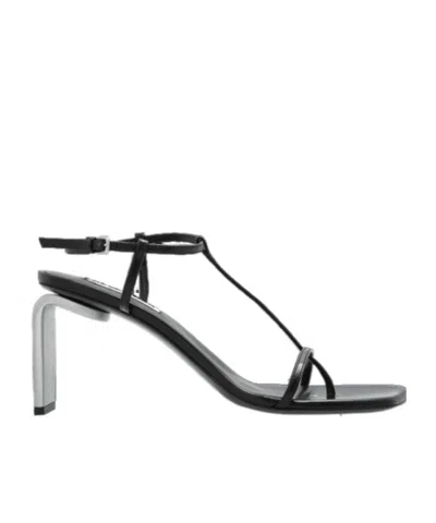 JIL SANDER JIL SANDER THONG STRAP HEELED SANDALS