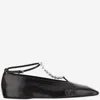Jil Sander Crystal-embellished Ballet Flats Black