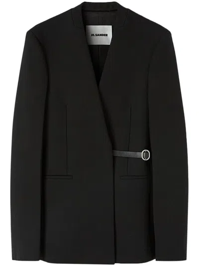 Jil Sander Jacket In Black