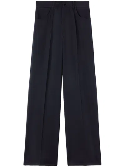 JIL SANDER HIGH-WAIST WIDE-LEG TROUSERS