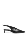 Jil Sander Leather Slingback Pump
