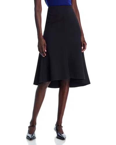 Jil Sander Panelled A-line Midi Skirt In Blue