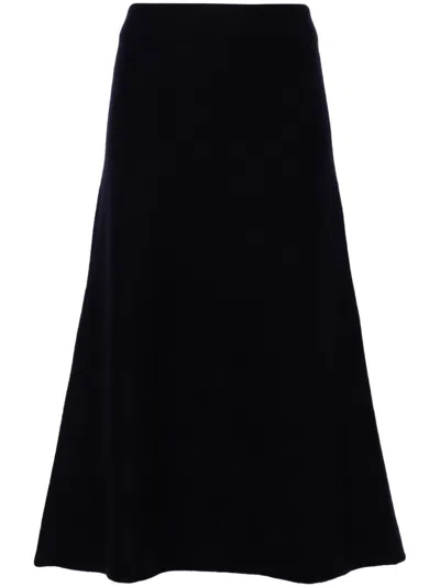 JIL SANDER A-LINE MIDI SKIRT