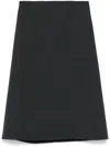 Jil Sander A-line Midi Skirt In Grey