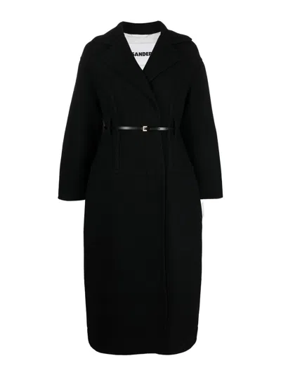 Jil Sander W Coat 02 Dbh In Black