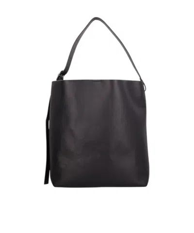 Jil Sander Adjustable Shoulder Bag In Black