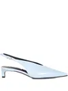 Jil Sander Lightweight Slingback Pumps With Adjustable Strap In Blue