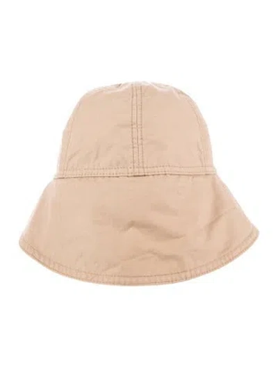 Pre-owned Jil Sander Adjustable Wide Brim Bucket Hat In Neutrals