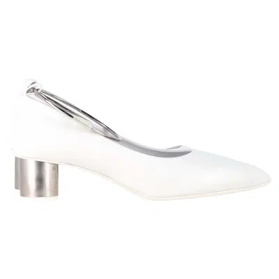Jil Sander Alima Pumps In White Leather