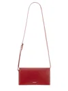 Jil Sander All-day Cross Body Bag In Red