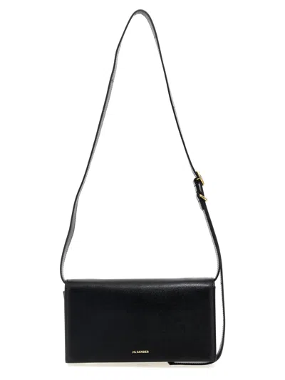 Jil Sander 'all Day' Crossbody Bag In 黑色的