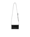 Jil Sander All-day Leather Crossbody Bag In Black