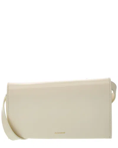 JIL SANDER JIL SANDER ALL DAY LEATHER SHOULDER BAG