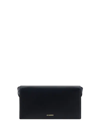 Jil Sander All-day Shoulder Bag In Black