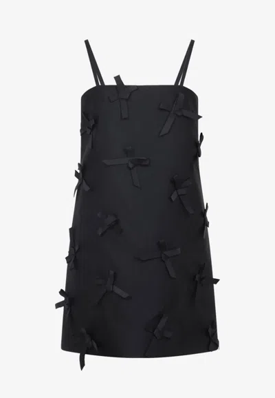 JIL SANDER ALL-OVER BOW MINI DRESS