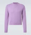 Jil Sander Alpaca And Wool-blend Sweater In Purple