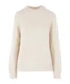 Jil Sander Alpaca And Wool Blend Sweater In Neutral