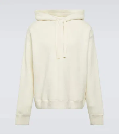 Jil Sander Alpaca And Wool Hoodie In Brown
