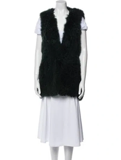 Pre-owned Jil Sander Alpaca Vest In Multi