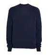 Jil Sander Crew-neck Pullover Jumper In Blue
