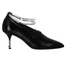 Jil Sander Ankle Strap Pumps In Black Leather