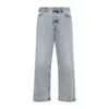 Jil Sander Antartic Blue Cotton 183 Aw 23 Treated Trousers In Blue