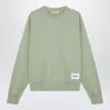 Jil Sander Logo-patch Crewneck Sweatshirt In Red