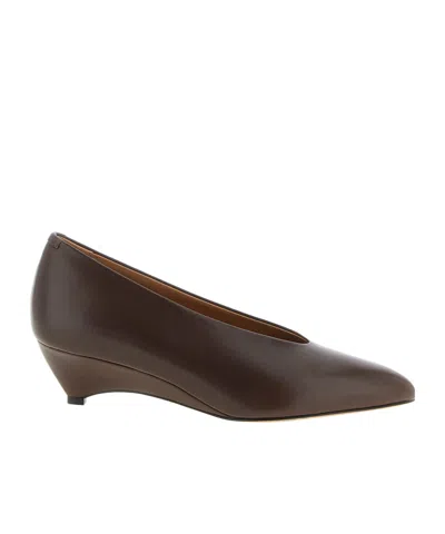 Jil Sander Curved-neckline High Heels In Multi