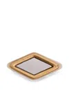 Jil Sander Argyle-pattern Handcrafted Ring In Gold