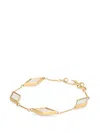 Jil Sander Argyle-pattern Mirror-effect Bracelet In Multi