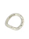 Jil Sander Asymmetric Ring In Silver
