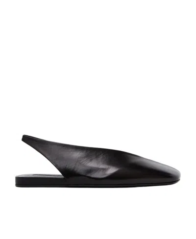 JIL SANDER JIL SANDER ASYMMETRIC-TOE BALLERINA SHOES