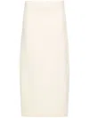 Jil Sander Wool Step-hem Skirt In Neutrals