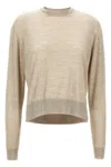 Jil Sander Asymmetrical Mesh Sweaters And Cardigans