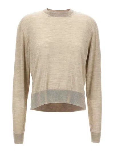 JIL SANDER SUÉTER CUELLO REDONDO - BEIS